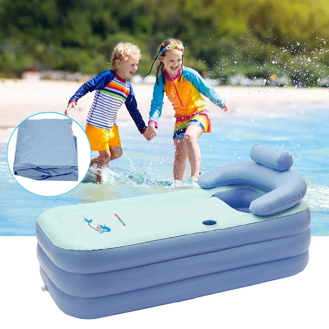 Inflatable Baby Bath with Cushion Support – Comfortable and Safe Pool for Babies | Kalsten