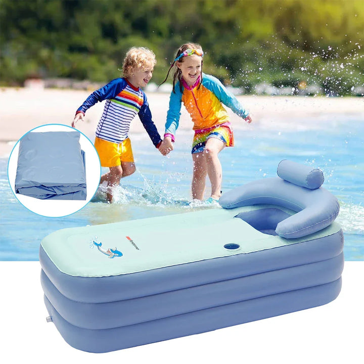 Inflatable Baby Bath with Cushion Support – Comfortable and Safe Pool for Babies | Kalsten