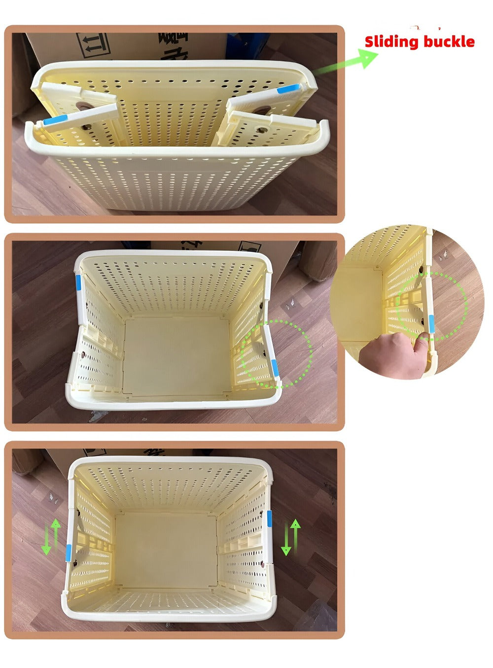 RollEase Foldable Laundry Basket – With Wheels, Compact & Durable for Easy Transport | Kalsten