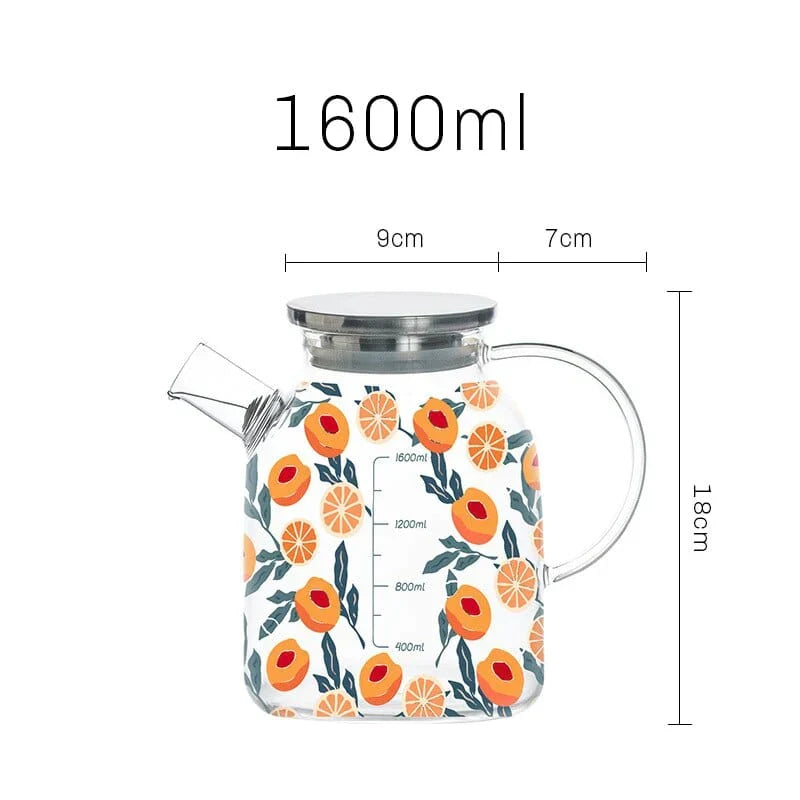 Orange glass jug | Kalsten