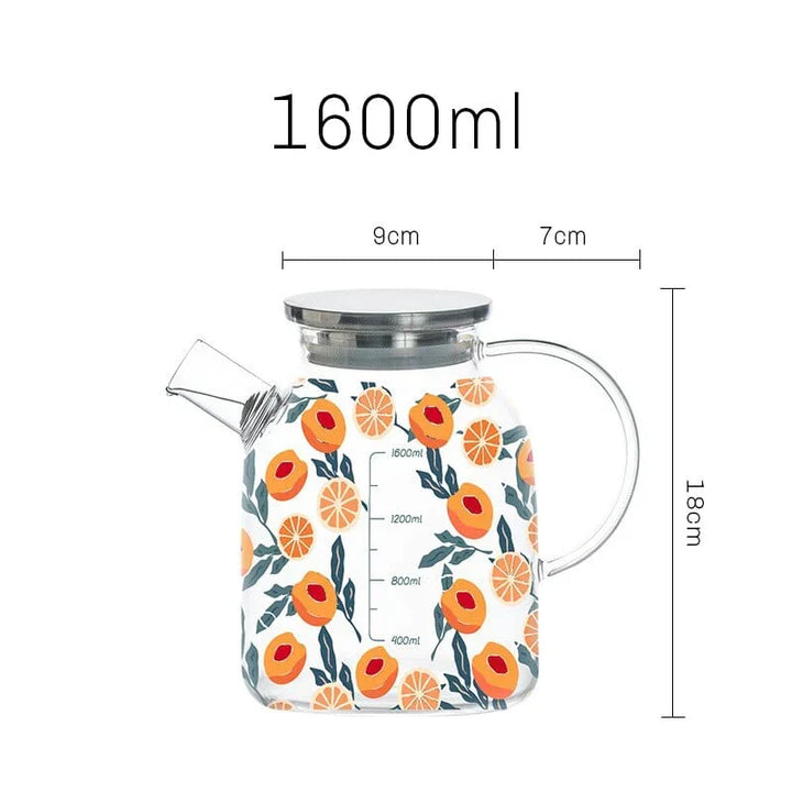 Orange glass jug | Kalsten