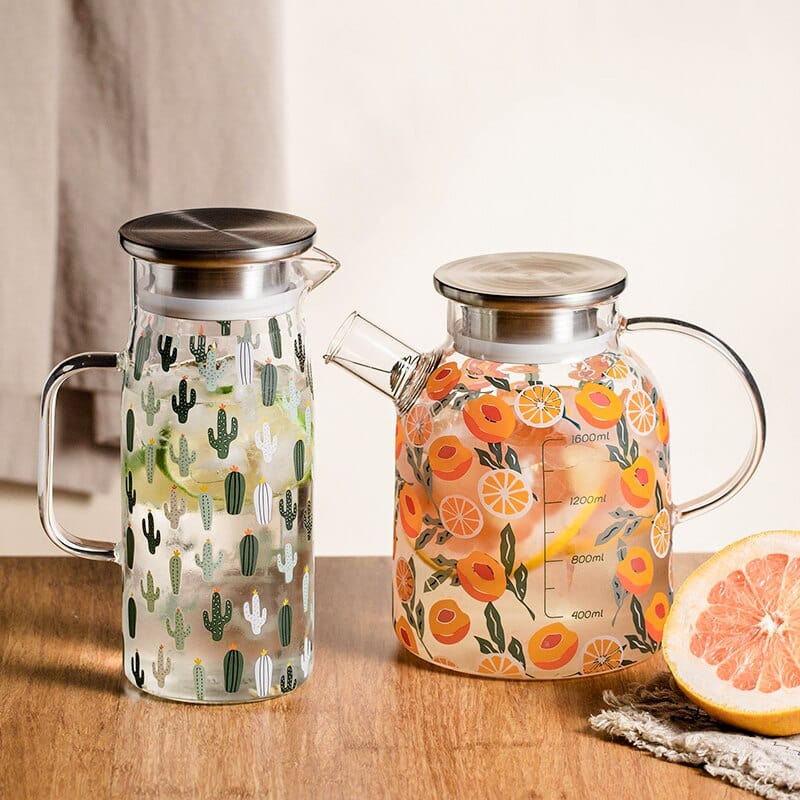 Orange glass jug | Kalsten