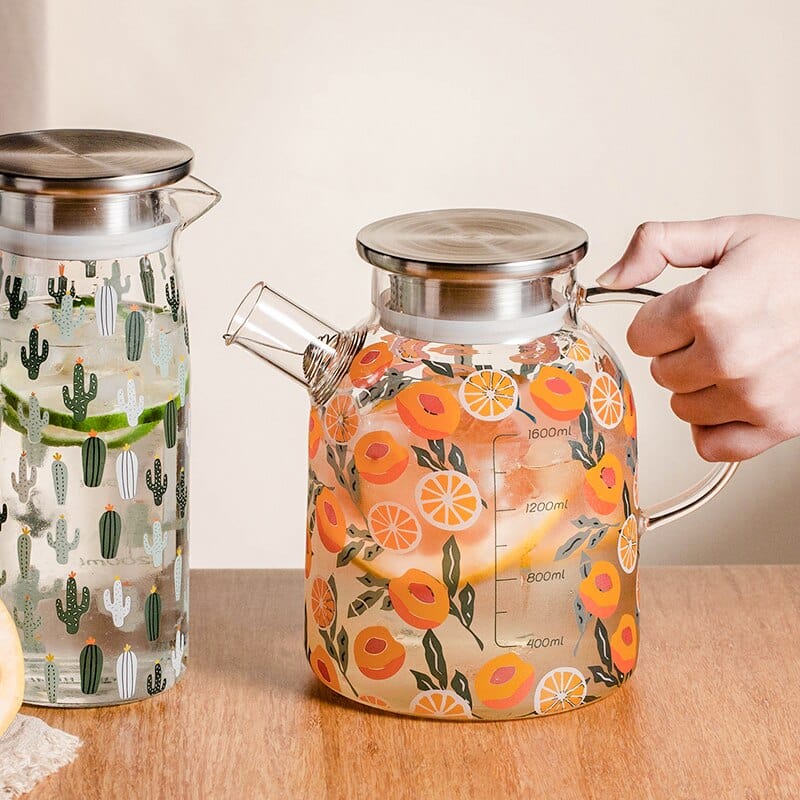 Orange glass jug | Kalsten