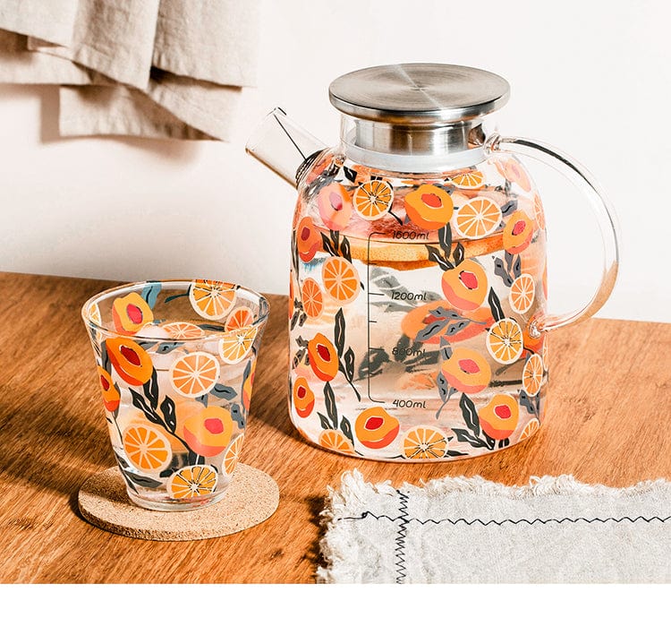 Orange glass jug | Kalsten