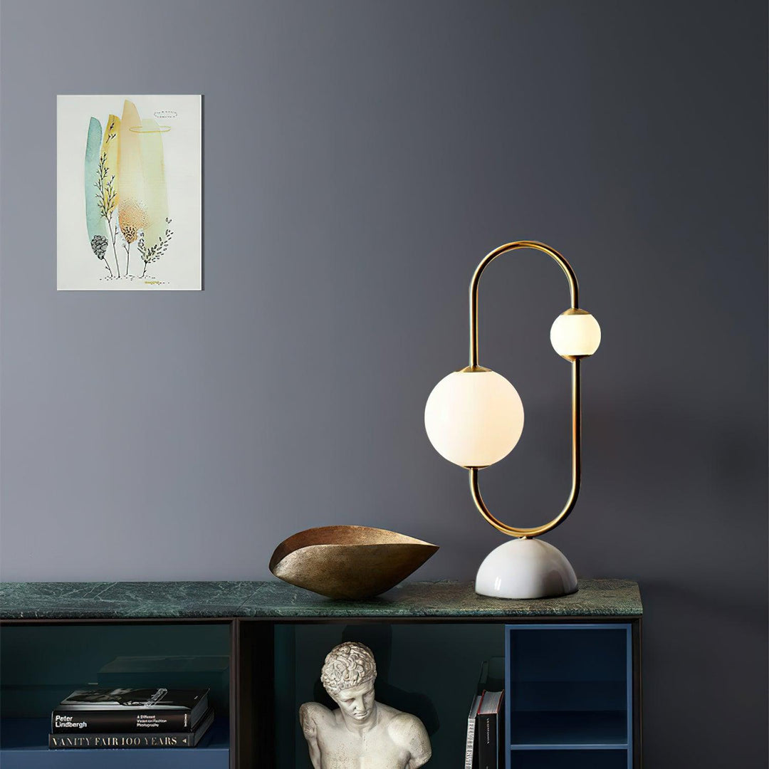 Orbit Duo Table Lamp 11' | Kalsten