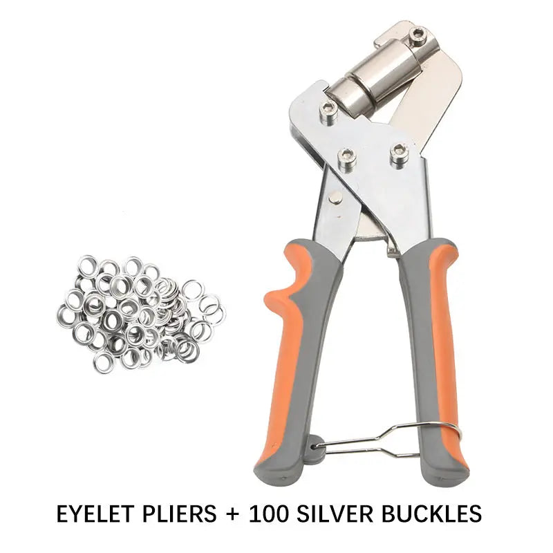 BowLift | Eyelet punch with 100 free eyelets – For tarps, leather & more!