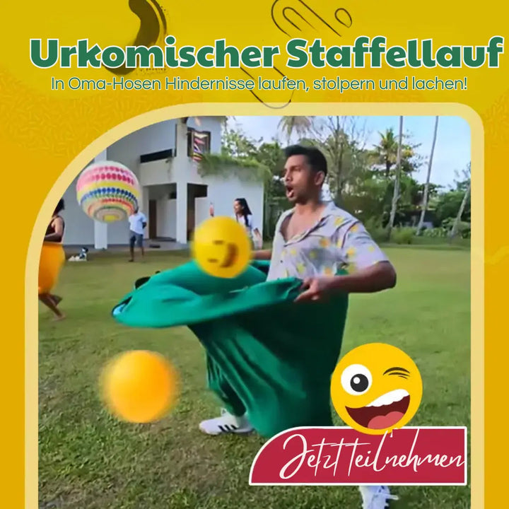 Kalsten | Outdoor-catch game with giant pants for group fun