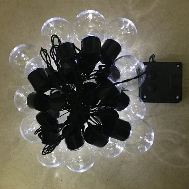 BowLift | Waterproof Outdoor String Lights - Solar Garden Lighting for Balcony & Terrace