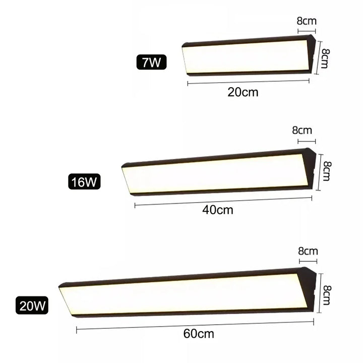 Aluminum Outdoor LED Wall Lamp Kalsten