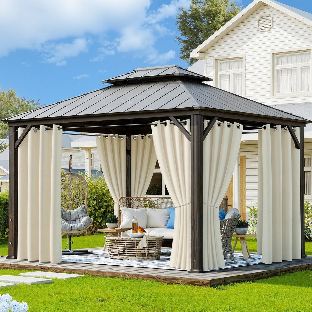 Outdoor Curtain Waterproof with Eyelets | Kalsten