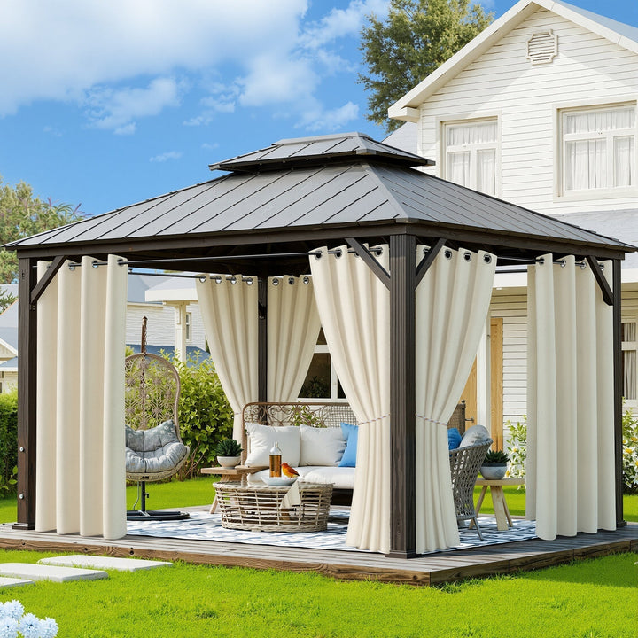 Outdoor Curtain Waterproof with Eyelets | Kalsten
