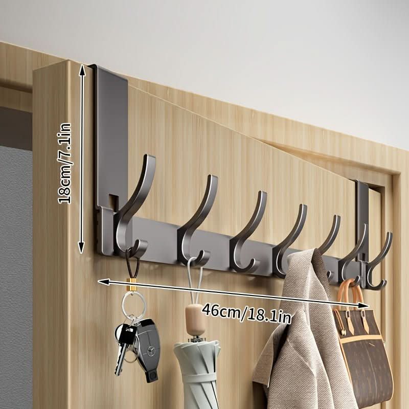 OVER-THE-DOOR HOOK – Space-saving door hook made of aluminum for stylish storage