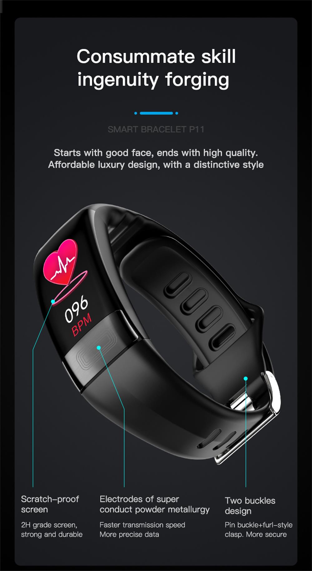 Smartwatch with fitness & wellness functions | Kalsten