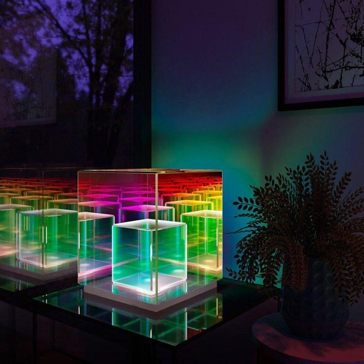 Concentric Cube Table Lamp, Modern Lighting | Kalsten
