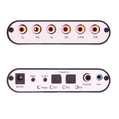 Skanto | NEWKENG 51R DTS / AC3 to Analog 5.1 Audio / Stereo Audio Digital Audio Converter Decoder
