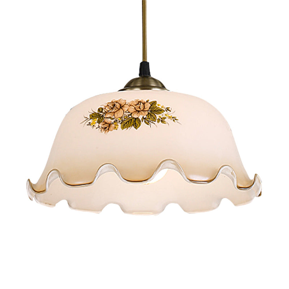 Vintage Flower Pattern Small Pendant Light | Kalsten