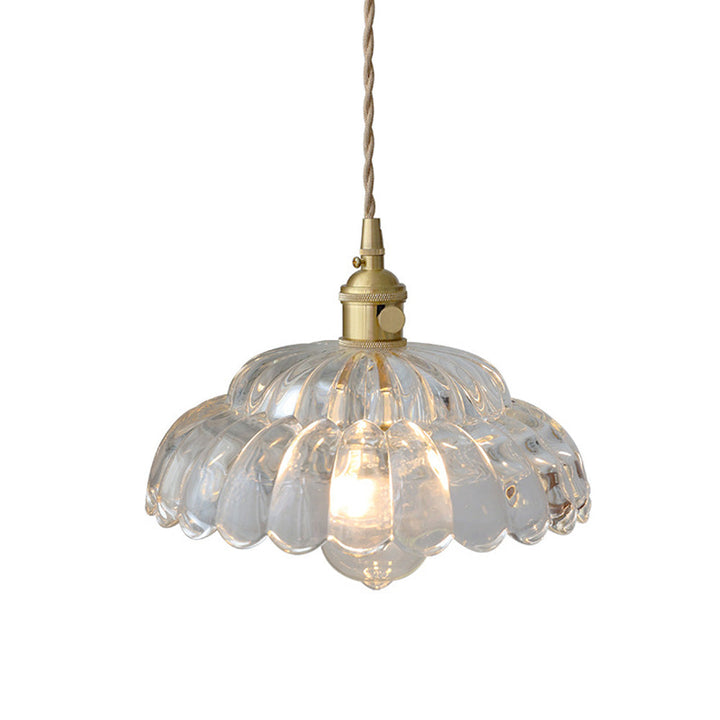 Mid-Century Clear Glass Elegance Pendant Light | Kalsten