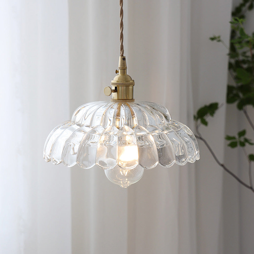 Mid-Century Clear Glass Elegance Pendant Light | Kalsten