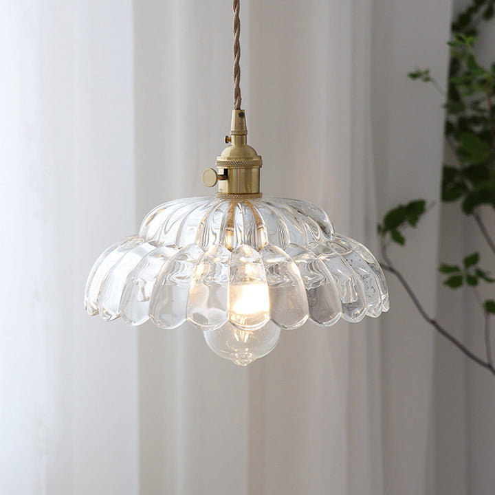 Mid-Century Clear Glass Elegance Pendant Light | Kalsten