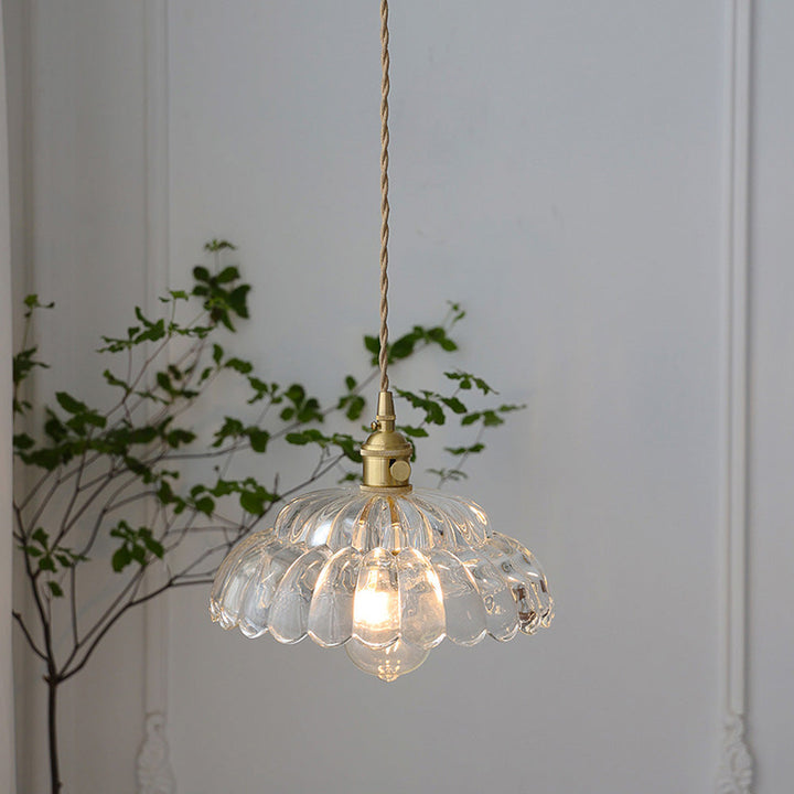 Mid-Century Clear Glass Elegance Pendant Light | Kalsten