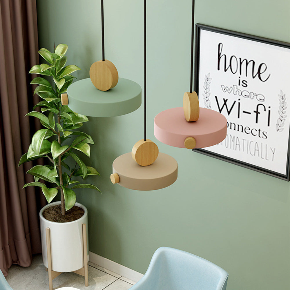 Simplistic Macaroon Color Mini Pendant Lamp | Kalsten