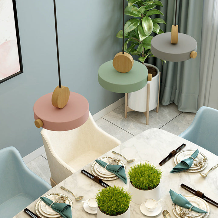 Simplistic Macaroon Color Mini Pendant Lamp | Kalsten