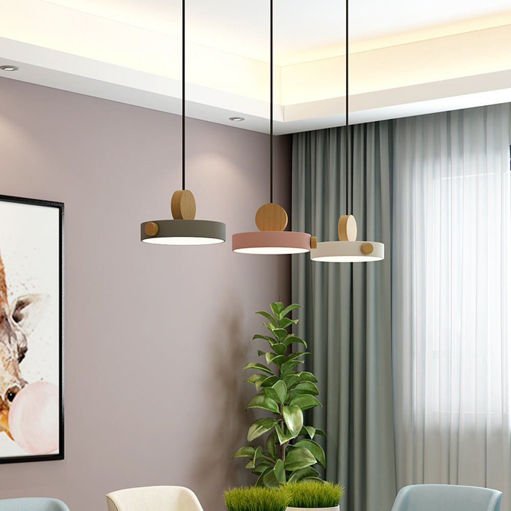Simplistic Macaroon Color Mini Pendant Lamp | Kalsten