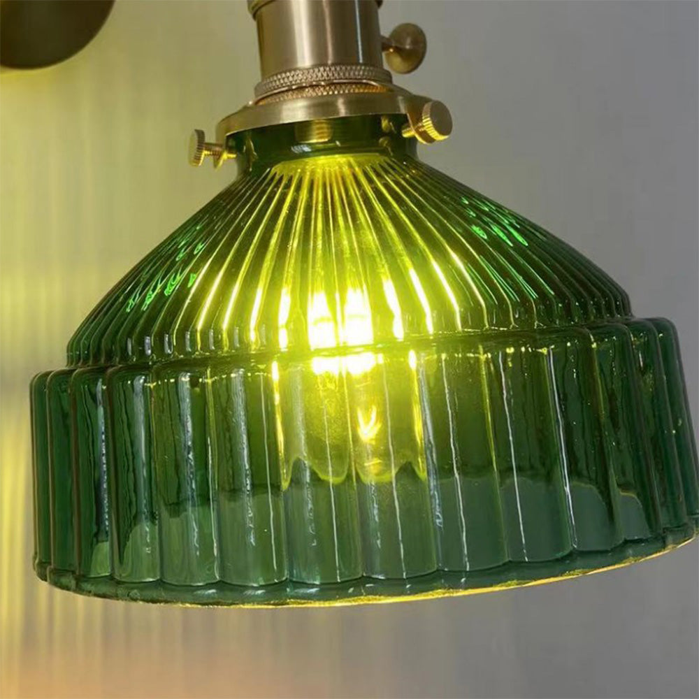 Vintage Retro Glass Shade Pendant Lamp | Kalsten