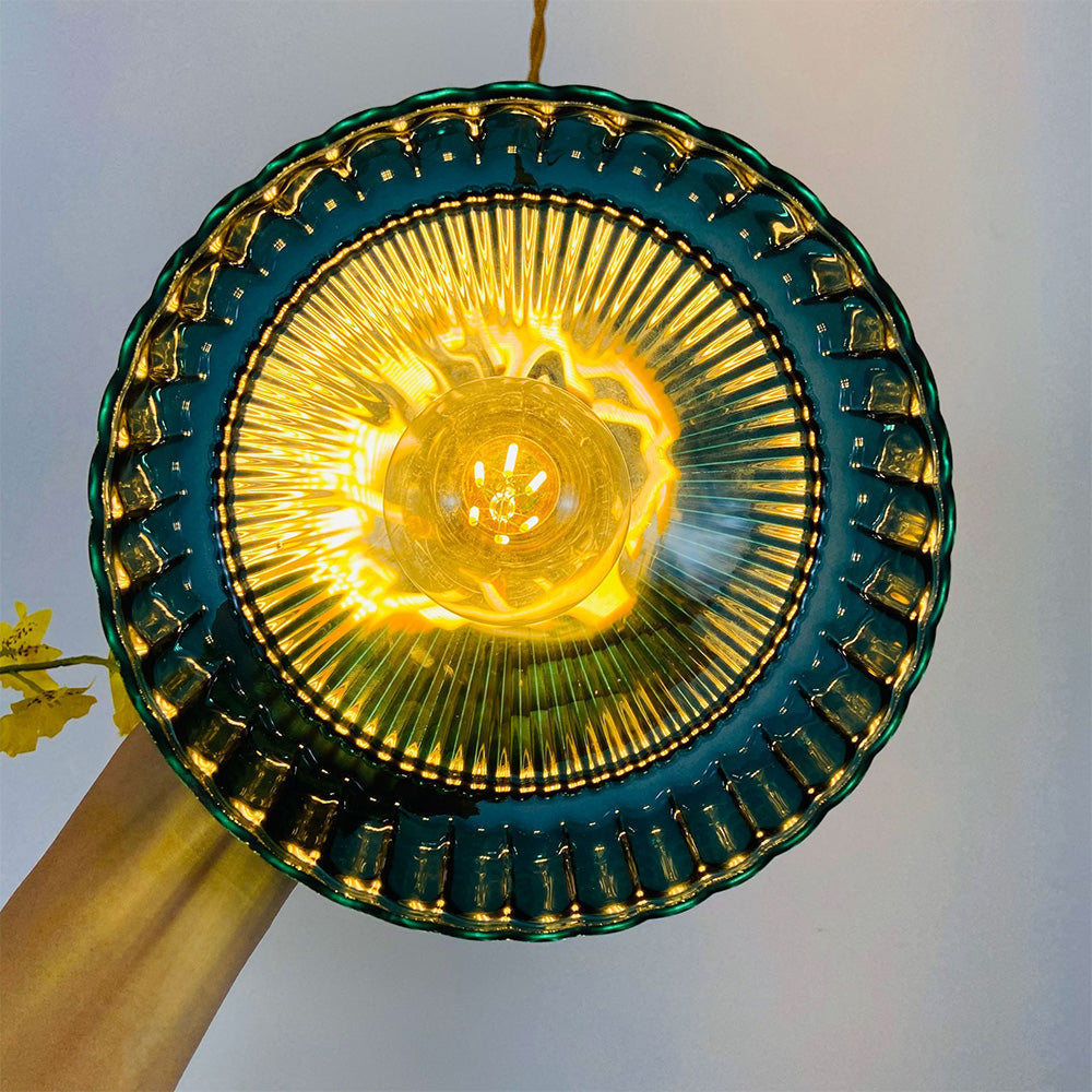 Vintage Retro Glass Shade Pendant Lamp | Kalsten