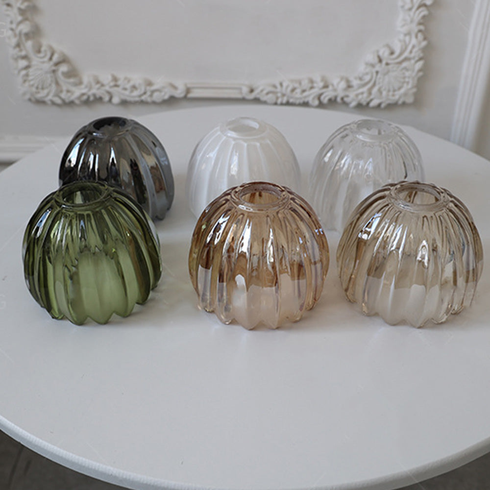 Mid-Century Flower Shade Clear Pendant Light | Kalsten