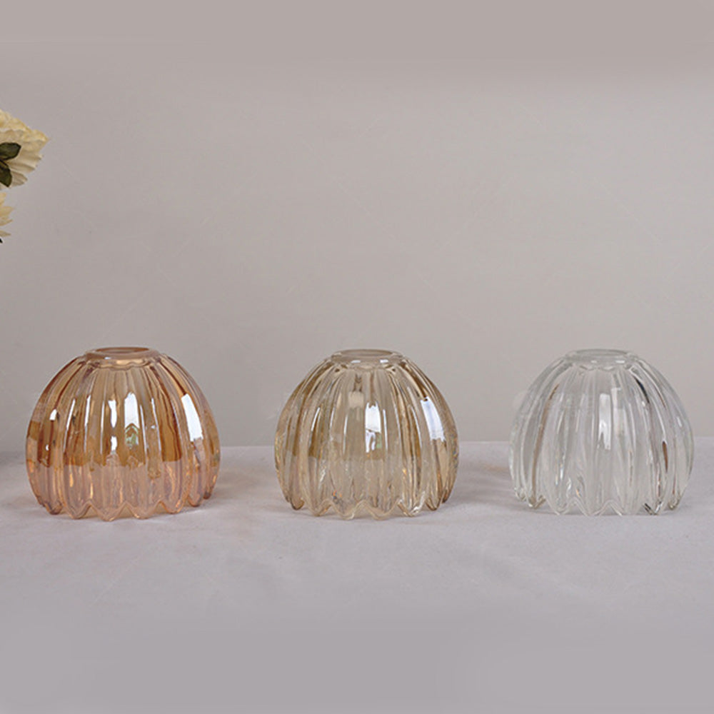 Mid-Century Flower Shade Clear Pendant Light | Kalsten