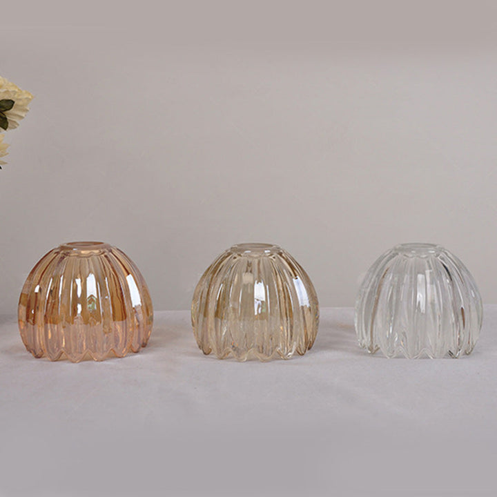 Mid-Century Flower Shade Clear Pendant Light | Kalsten