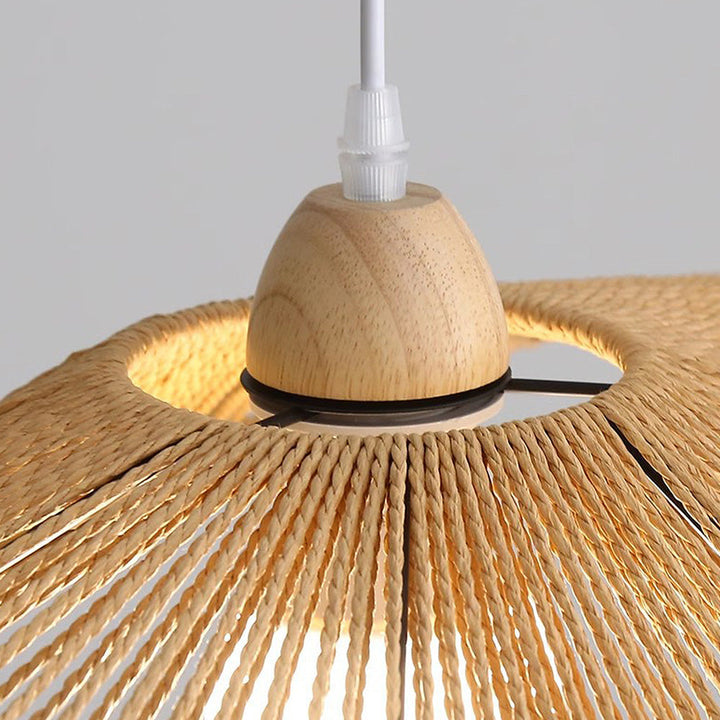 Natural Minimalist Rattan Pendant Light | Kalsten