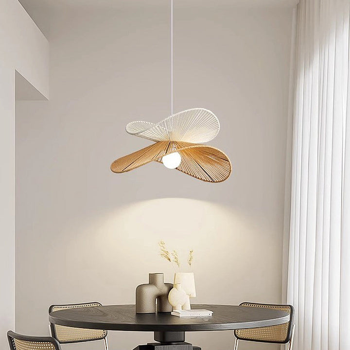 Natural Minimalist Rattan Pendant Light | Kalsten