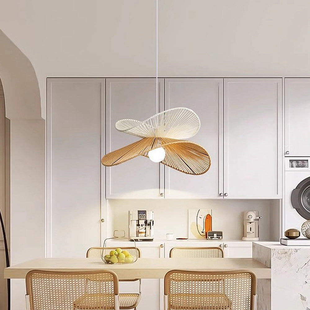 Natural Minimalist Rattan Pendant Light | Kalsten