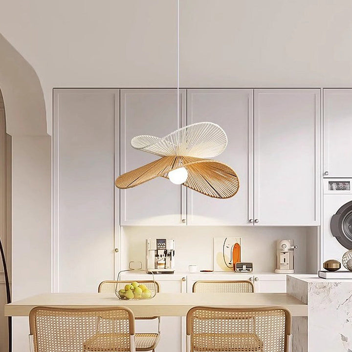 Natural Minimalist Rattan Pendant Light | Kalsten