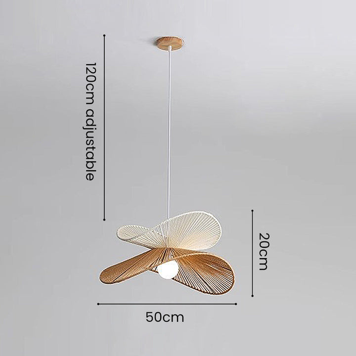 Natural Minimalist Rattan Pendant Light | Kalsten