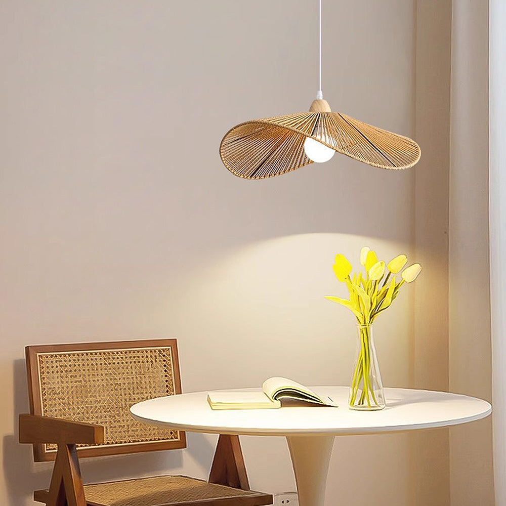 Natural Minimalist Rattan Pendant Light | Kalsten