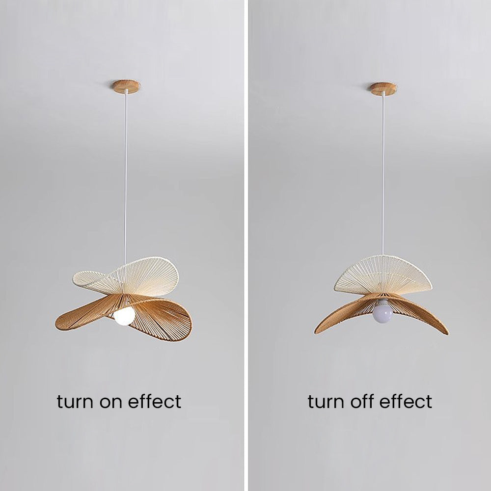Natural Minimalist Rattan Pendant Light | Kalsten