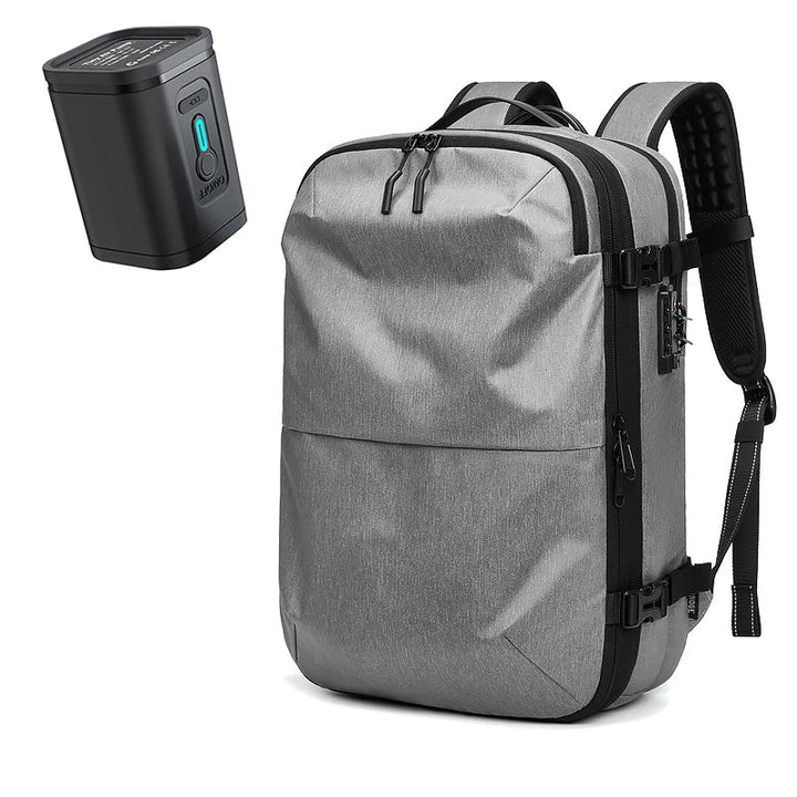 Packlite Slim – Waterproof compression backpack with USB connection for hand luggage | Kalsten