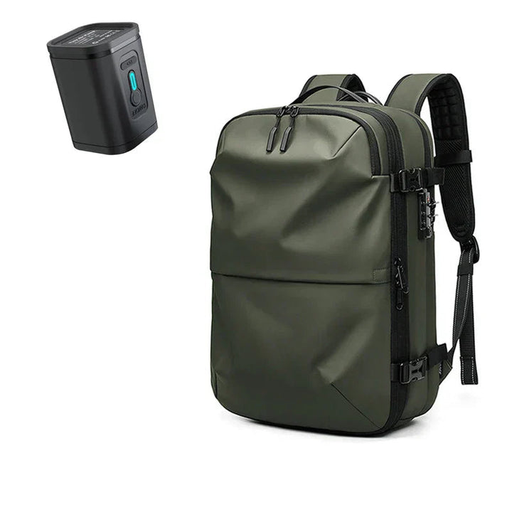 Packlite Slim – Waterproof compression backpack with USB connection for hand luggage | Kalsten