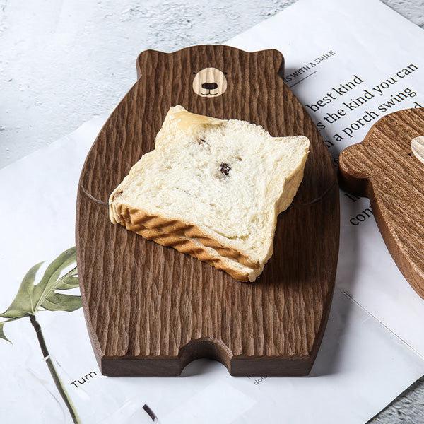 Papa Baby Mama Bear Wooden Serving Plate Cutting Board | Kalsten