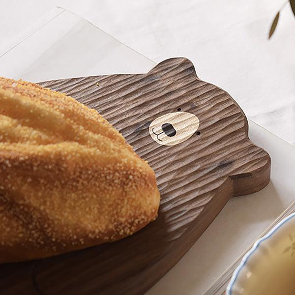 Papa Baby Mama Bear Wooden Serving Plate Cutting Board | Kalsten