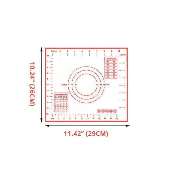 Pastry Measurements Silicone Non-Stick Baking Mat | Kalsten