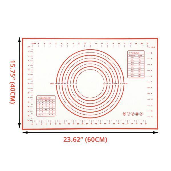 Pastry Measurements Silicone Non-Stick Baking Mat | Kalsten