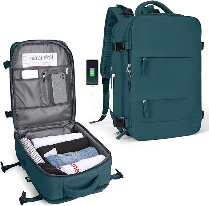 Kalsten | Durable Backpack for Trips with USB Charging Port