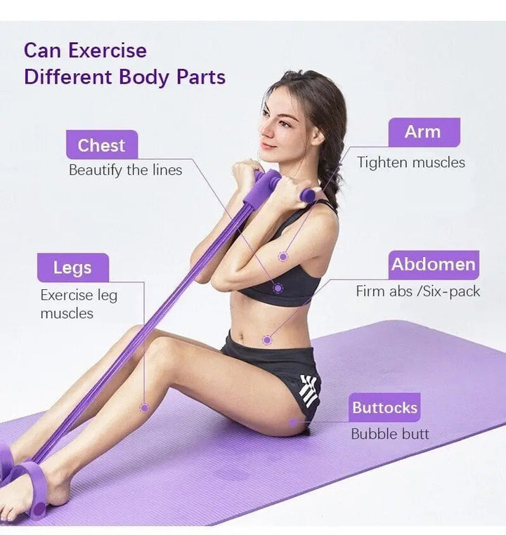 Kalsten | Pedal-Fitness band with ankle pull – Full body training anytime & anywhere