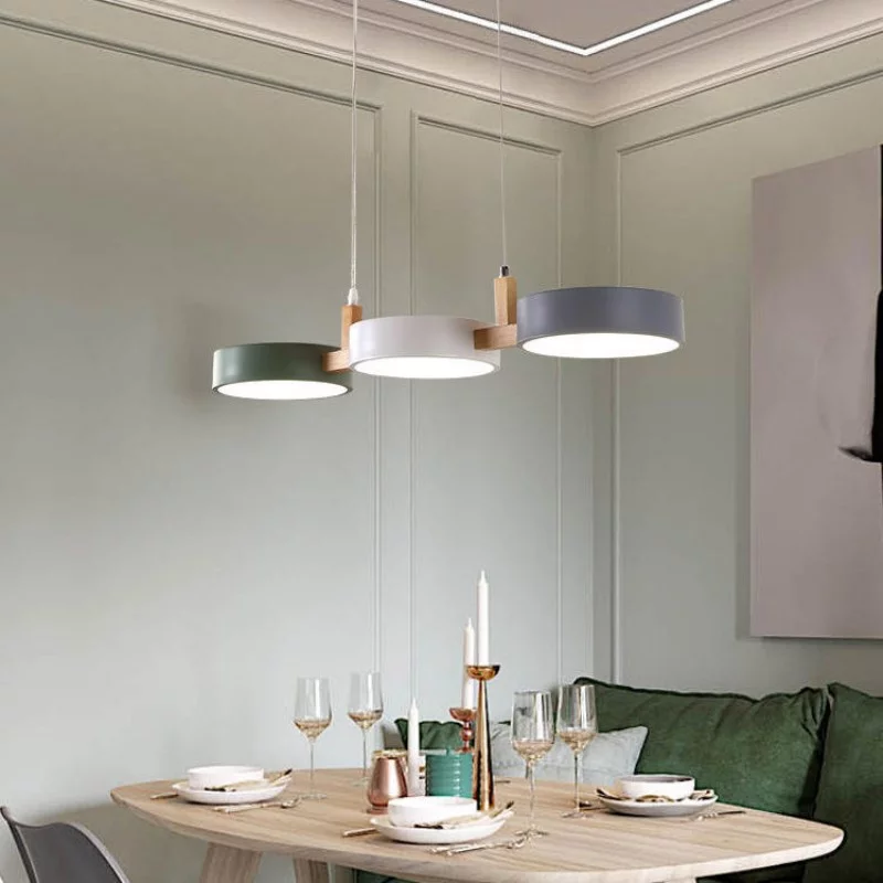 Nordic Multi-Light Cylinder Pendant Light for the Dining Room | Karnz