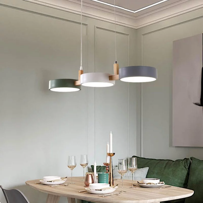Nordic Multi-Light Cylinder Pendant Light for the Dining Room | Karnz