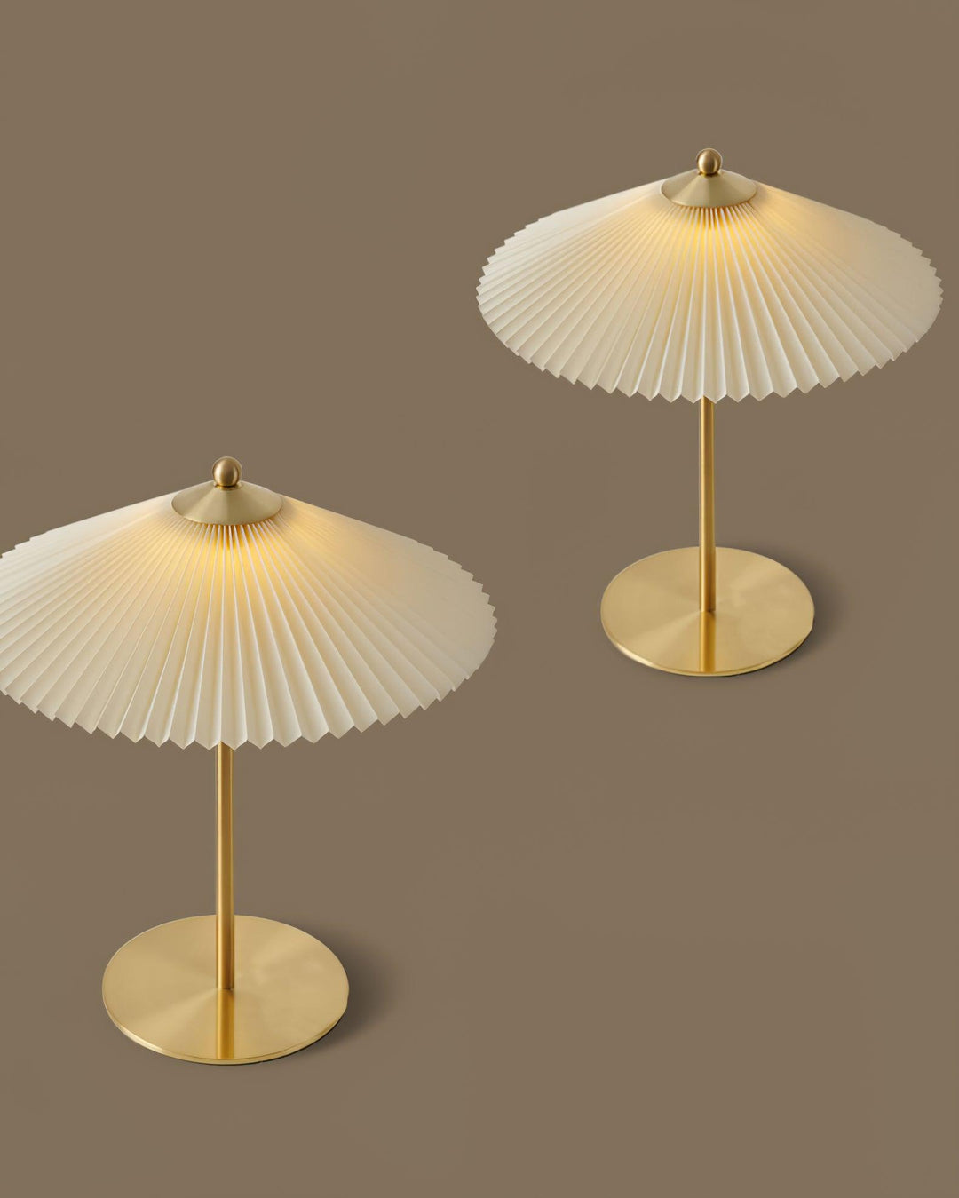 Perla Pleated Table Lamp | Kalsten